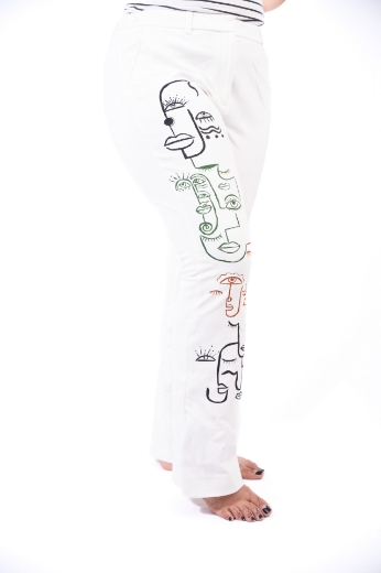 Picture of Casual Pants  with African design