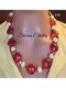 Picture of Handmade necklace With natural stones - gold plated