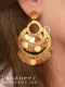 Picture of Handmade Brass Earrings – Gold Plated