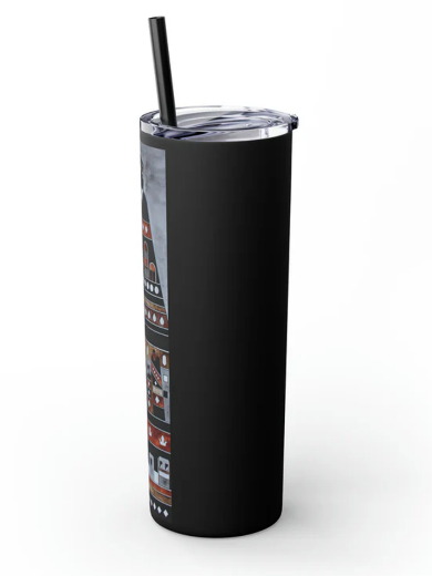 صورة Skinny Tumbler with Straw, 20oz