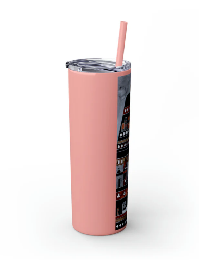 صورة Skinny Tumbler with Straw, 20oz