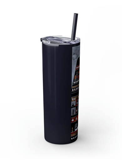 صورة Skinny Tumbler with Straw, 20oz