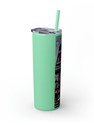 صورة Skinny Tumbler with Straw, 20oz