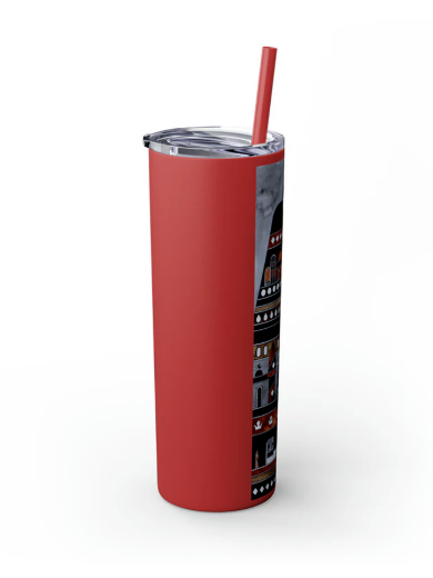 صورة Skinny Tumbler with Straw, 20oz