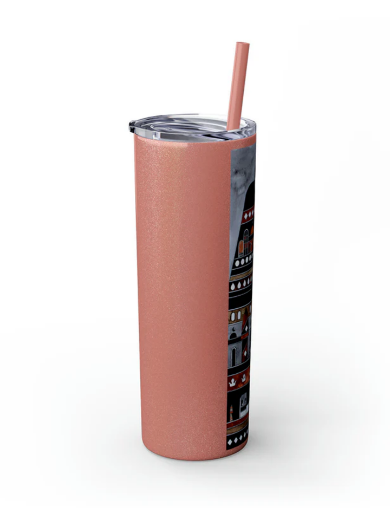 صورة Skinny Tumbler with Straw, 20oz