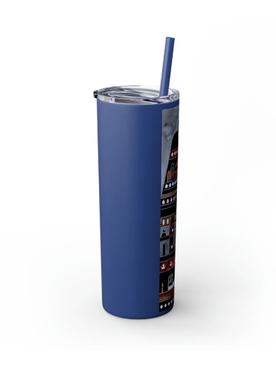 صورة Skinny Tumbler with Straw, 20oz
