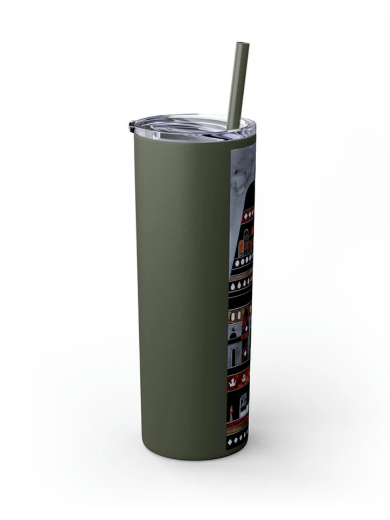 صورة Skinny Tumbler with Straw, 20oz