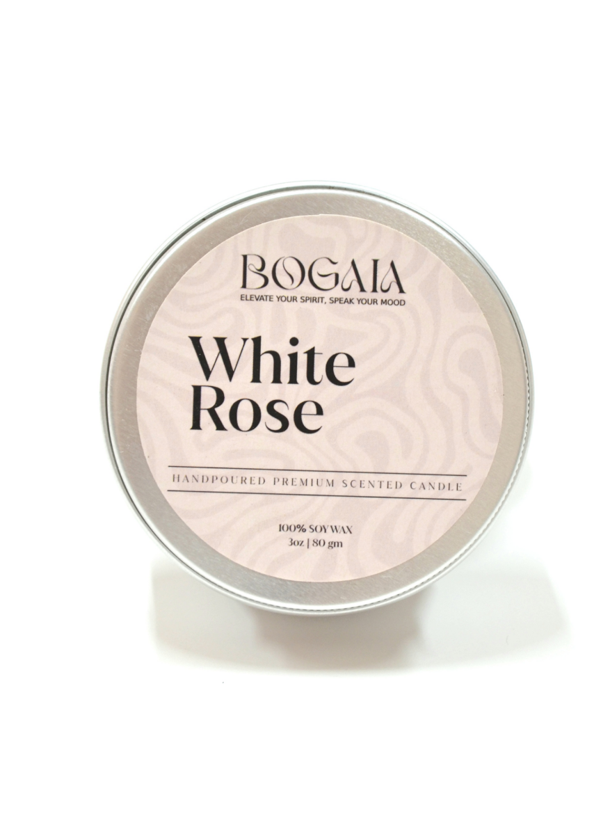 Picture of White Rose Candle