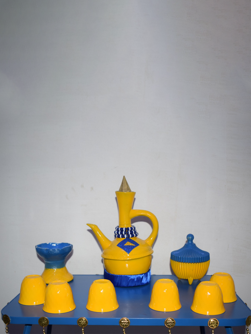 Picture of Complete Yellow Coffee Set