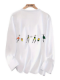 Picture of White cotton T-shirt African style