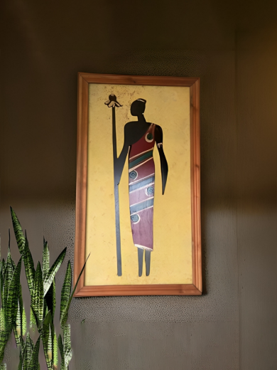 Picture of AFRICAN WOOD FIGURE ART