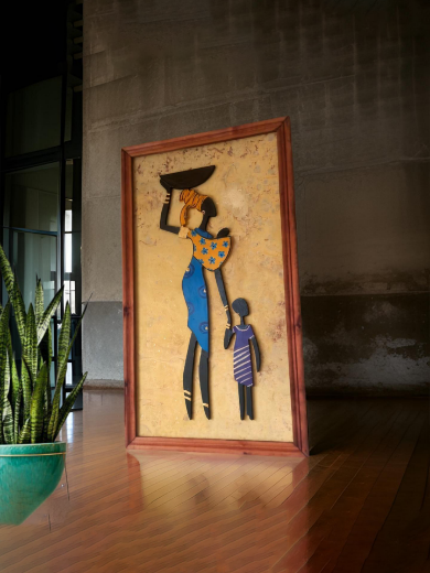 Picture of AFRICAN WOOD FIGURE ART