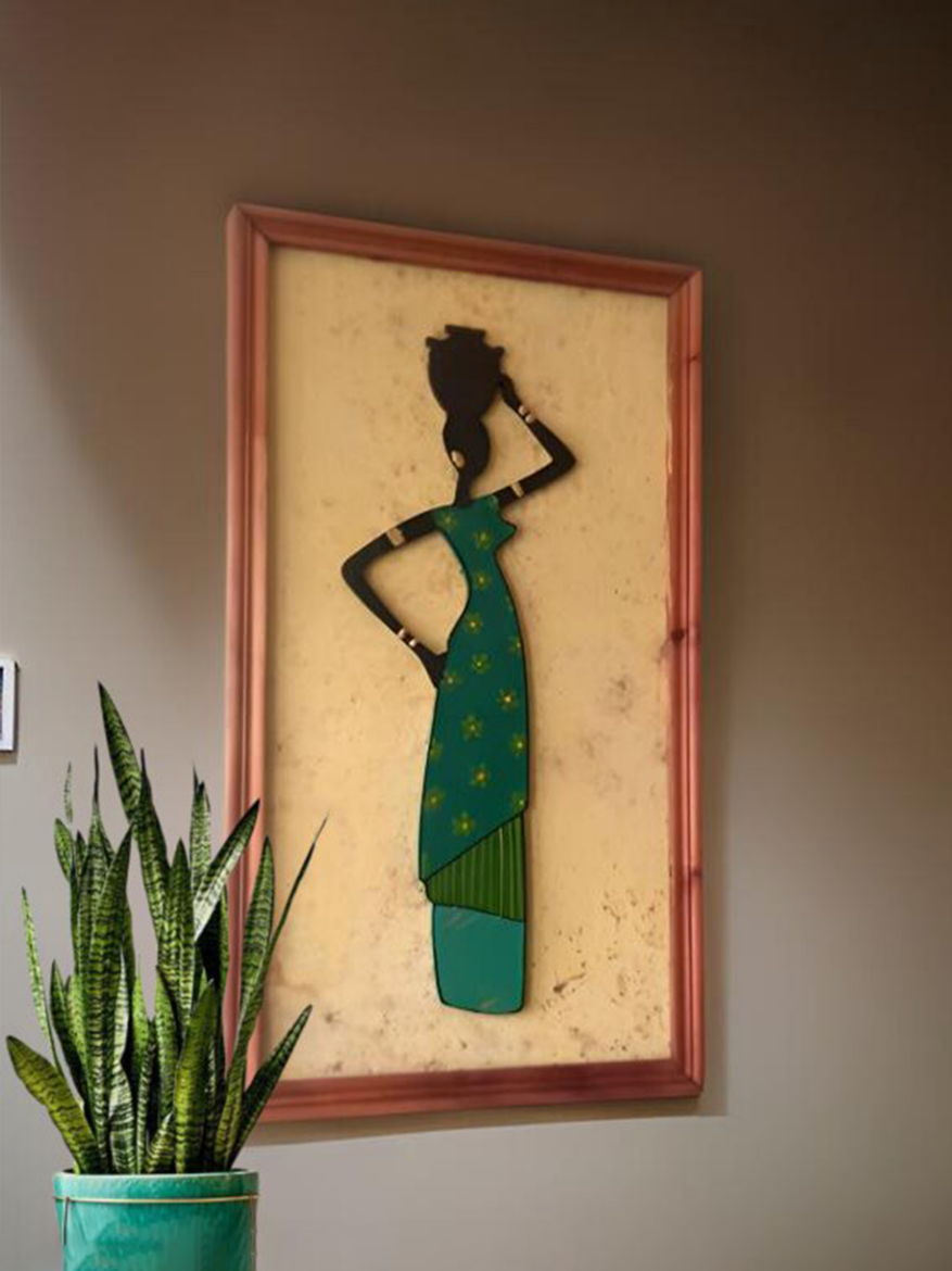 Picture of AFRICAN WOOD FIGURE ART