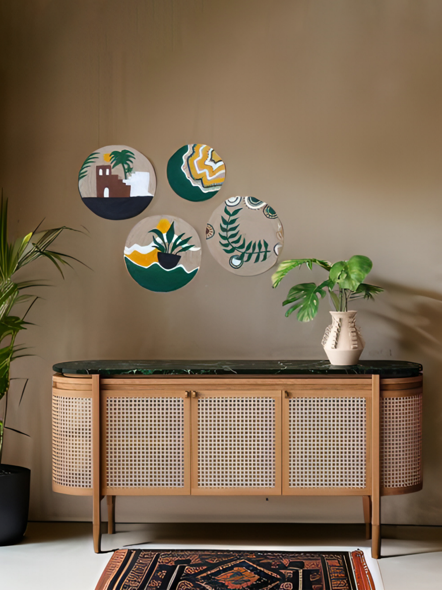 Picture of African Wall Basket Set m-17