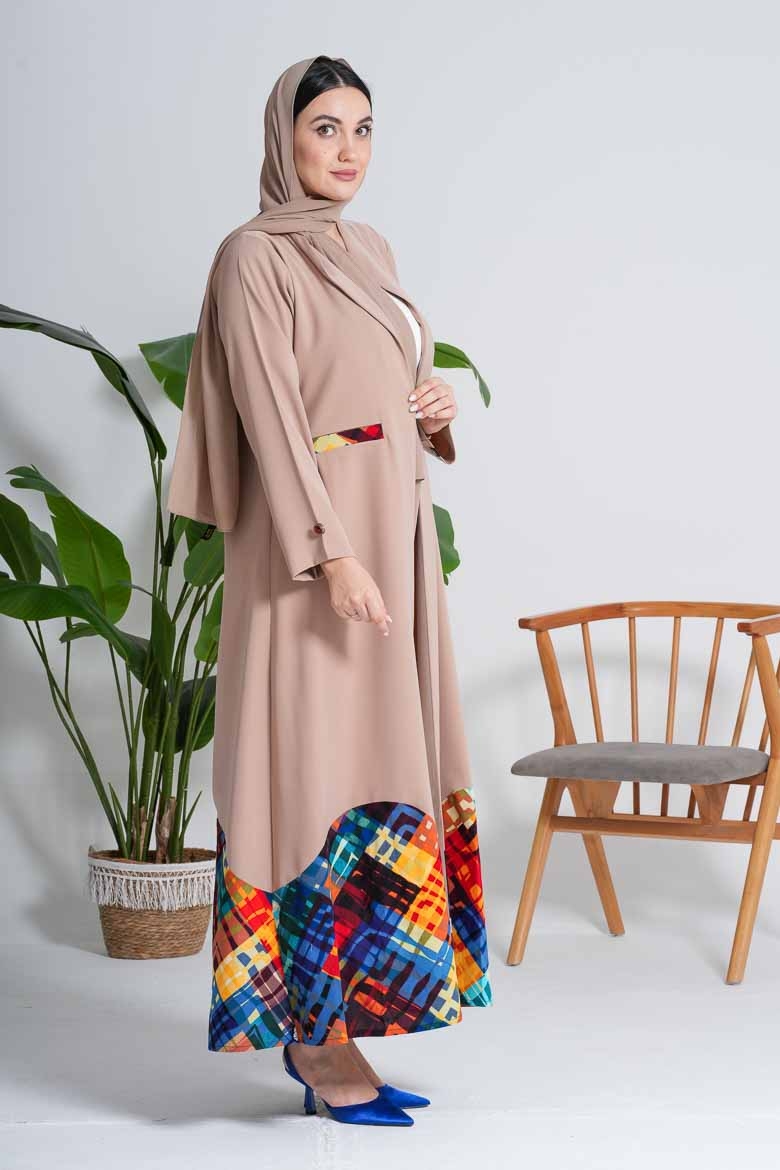Picture of Beige Formal Abaya  