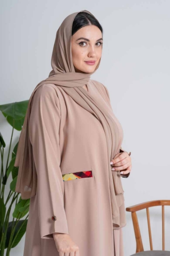 Picture of Beige Formal Abaya  